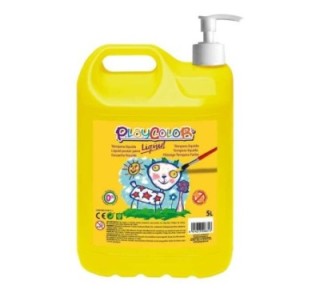 garrafa tempera liq. playcolor basic 5l amarillo
