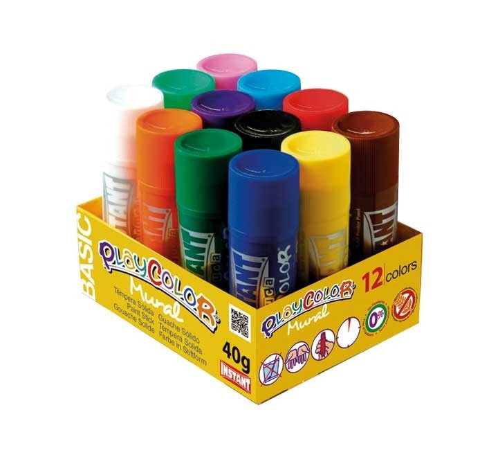 estuche 12u barras temperas playcolor 40g 58331