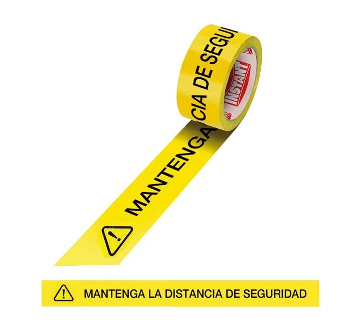 liqu.  cinta adh. instant "distancia seguridad" 48mmx30m