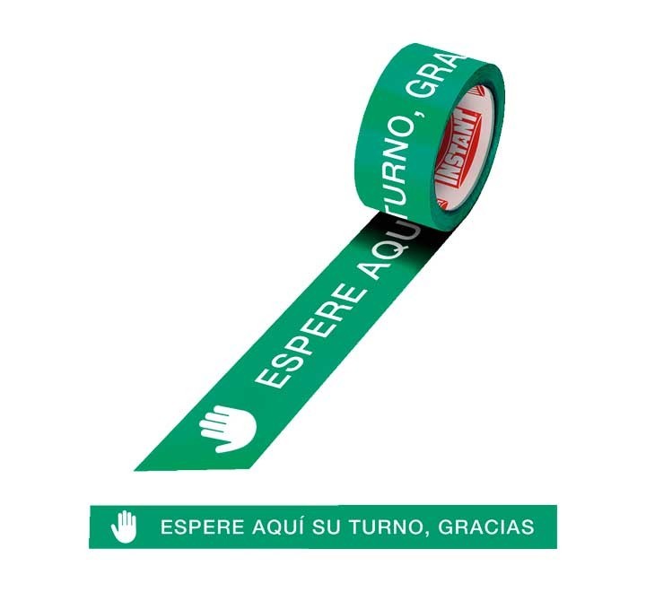 liqu.  cinta adh. instant "espere aqui" 48mmx30m