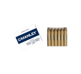 estuche 12 ceras manley manley mnc05161 oro
