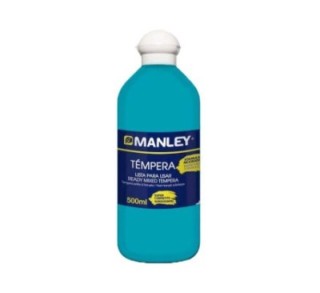 bote 500ml tempera liquida manley azul mnp18647