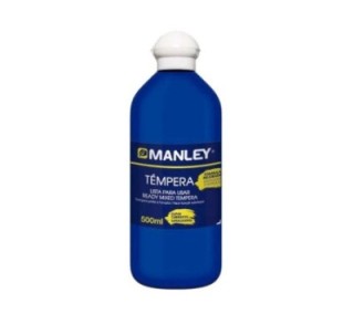 bote 500ml tempera liquida manley azul os mnp18926