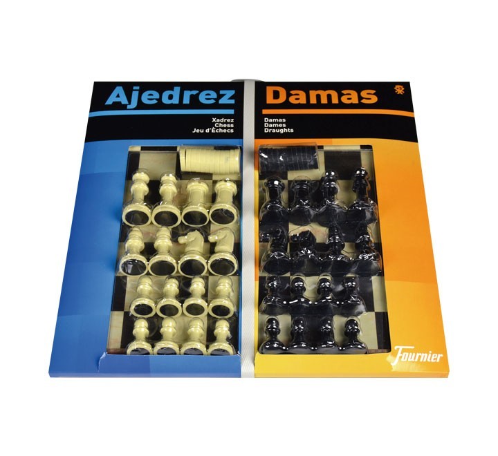 tablero fournier gran ajed/dama + acces f29459