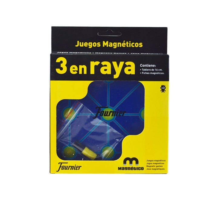 juegos magnetico fournier tres en raya f32843