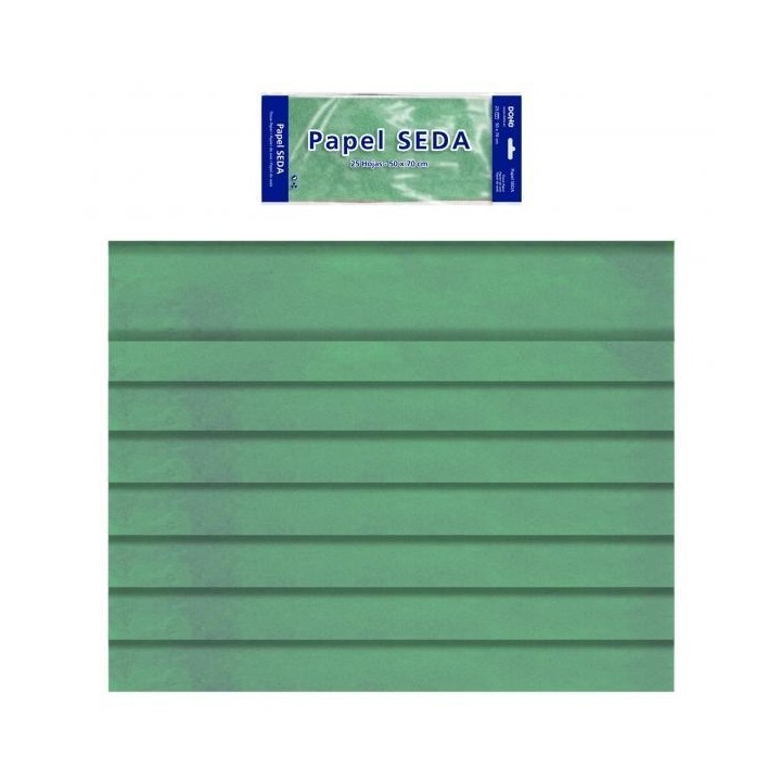 bolsa 25h papel seda dohe 50x70cm verde