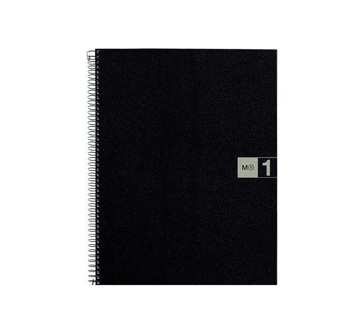 cuad. miquel rius notebook 1 a4 80h gris