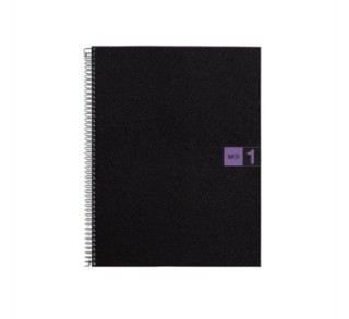 cuad. miquel rius notebook 1 a4 80h violeta