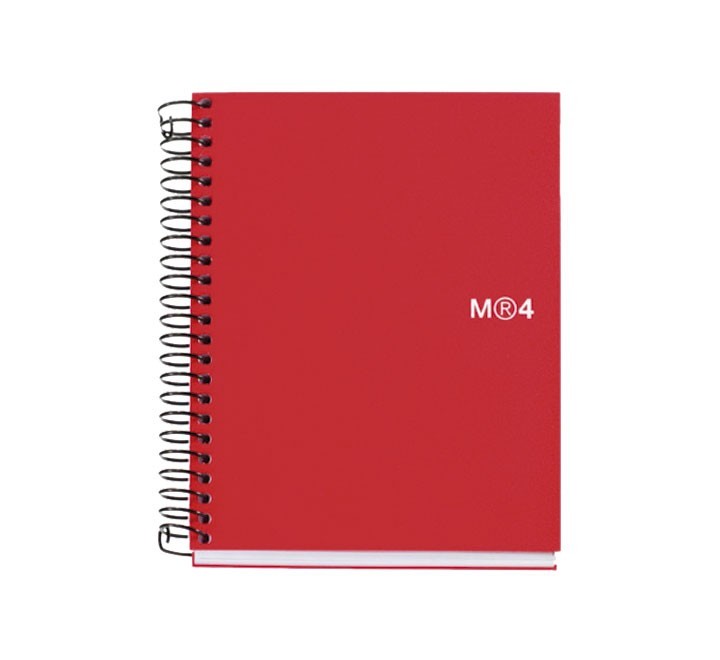 cuad. miquel rius notebook 4 a6 140h roj basic