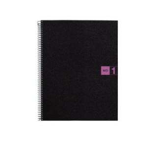 cuad. miquel rius notebook 1 a5 80h fucsia