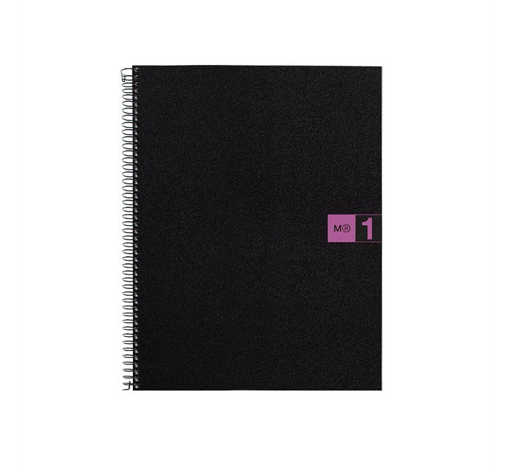 cuad. miquel rius notebook 1 a5 80h fucsia
