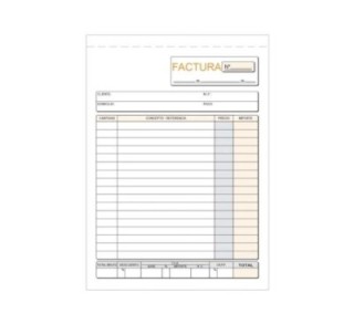 talon loan facturas 4o dupl. autoc. cast