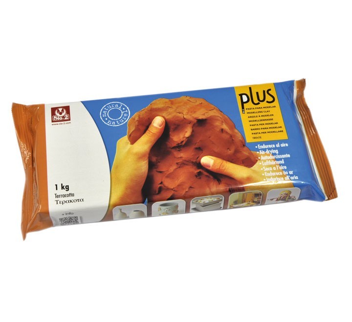 paq.6u arcilla terracota sio 2 plus 1kg 2033001000