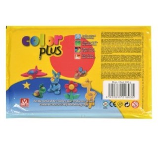 paq. arcilla sio 2 coloplus rojo 500g 2182000200