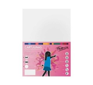 paq. 50h cartulina fabrisa 180gr a4 blanco