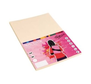 paq. 100h papel fabrisa 80gr a4 marfil