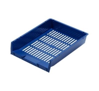 bandeja apila. faibo rejilla 340x275x65mm azul