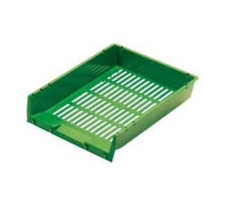 bandeja apila. faibo rejilla 340x275x65mm verde