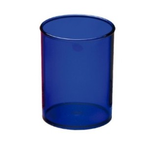 cubilete plastico transl. 205t azul os. fbo 205 52