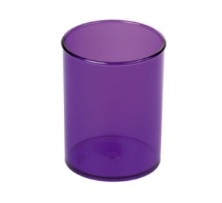 cubilete plastico transluc. 205t viol faibo 205 58