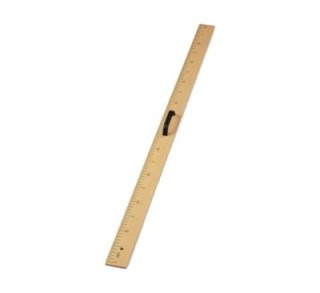 regla pizarra plas. faibo 229 imit. mad. 100cm
