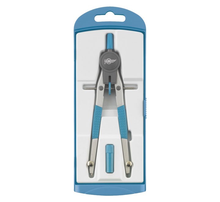 compas escolar faibo serie diseno azul 602 07