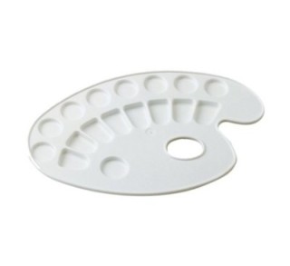paleta ovalada plastico 25x15cm faibo 765