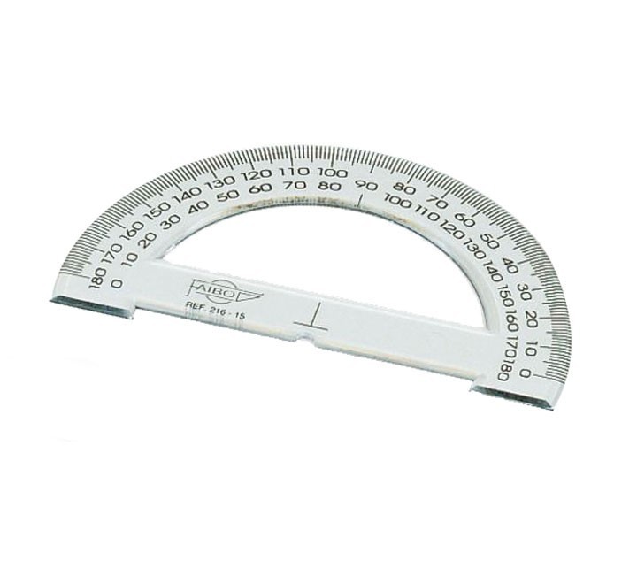 semicirculo faibo transparente 15cm