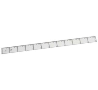 regla plana faibo transparente 60cm  41160