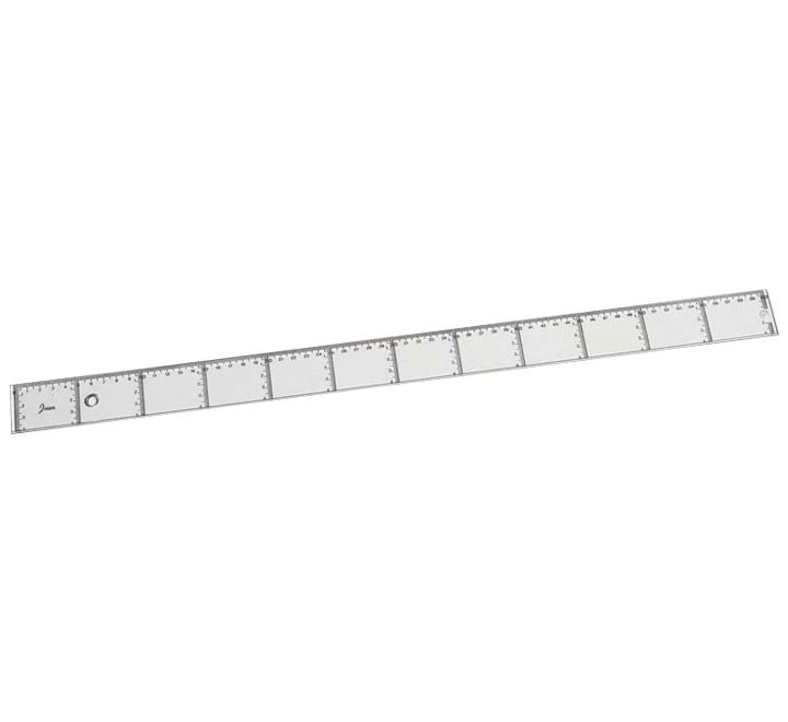 regla plana faibo transparente 60cm  41160
