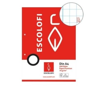 resmilleria 500h escolofi a4 70gr 8x8 mg 2t pack  5 unidades
