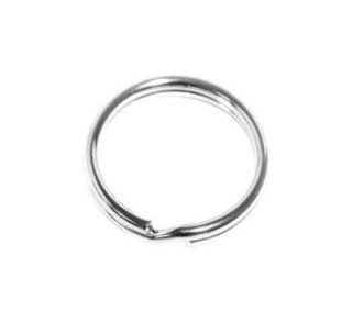 b. 24 anillas llavero innspiro met plata 20mm