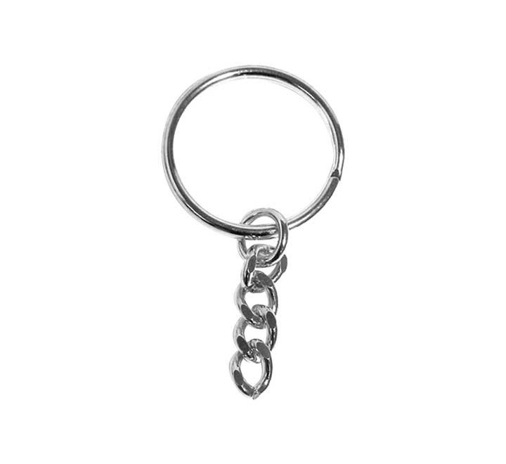 b. 24 llavero c/cadena innspiro met plata 25mm
