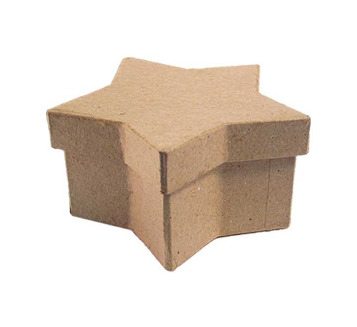 caja papel mache innspiro estrella 15x9x7cm