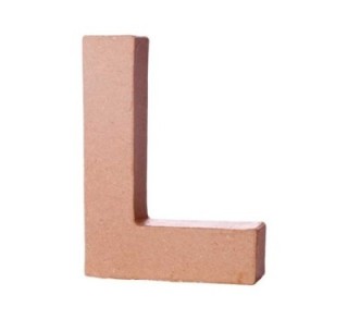 letra papel mache innspiro 10cmx1.7cm l