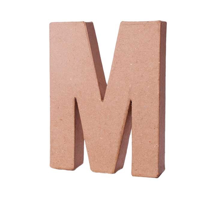 letra papel mache innspiro 10cmx1.7cm m