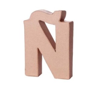 letra papel mache innspiro 10cmx1.7cm n