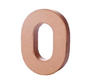 letra papel mache innspiro 10cmx1.7cm o