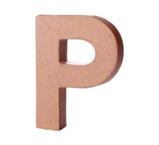 letra papel mache innspiro 10cmx1.7cm p