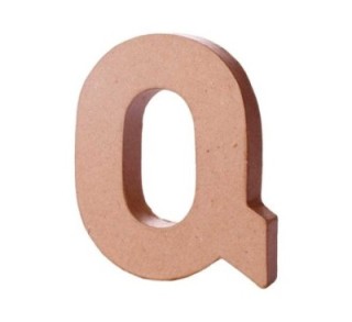 letra papel mache innspiro 10cmx1.7cm q