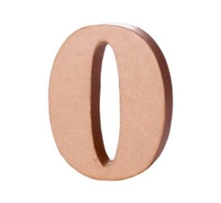 numero papel mache innspiro 10cmx1.7cm 0