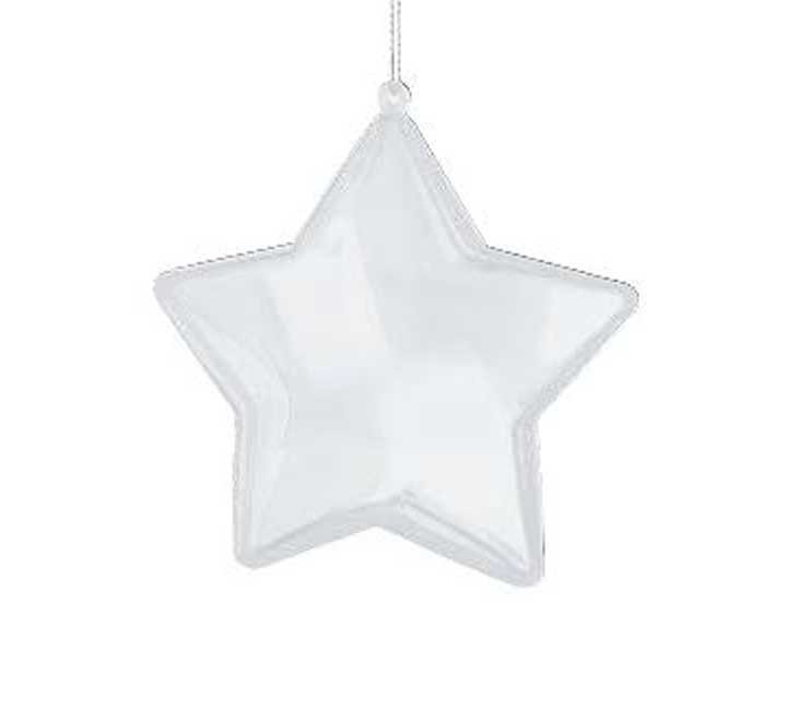 pack 6 estrellas innspiro plastico 10.5cm transp