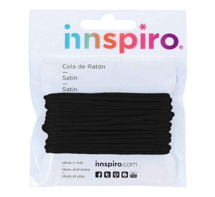 b. cordon cola raton innspiro 5m negro