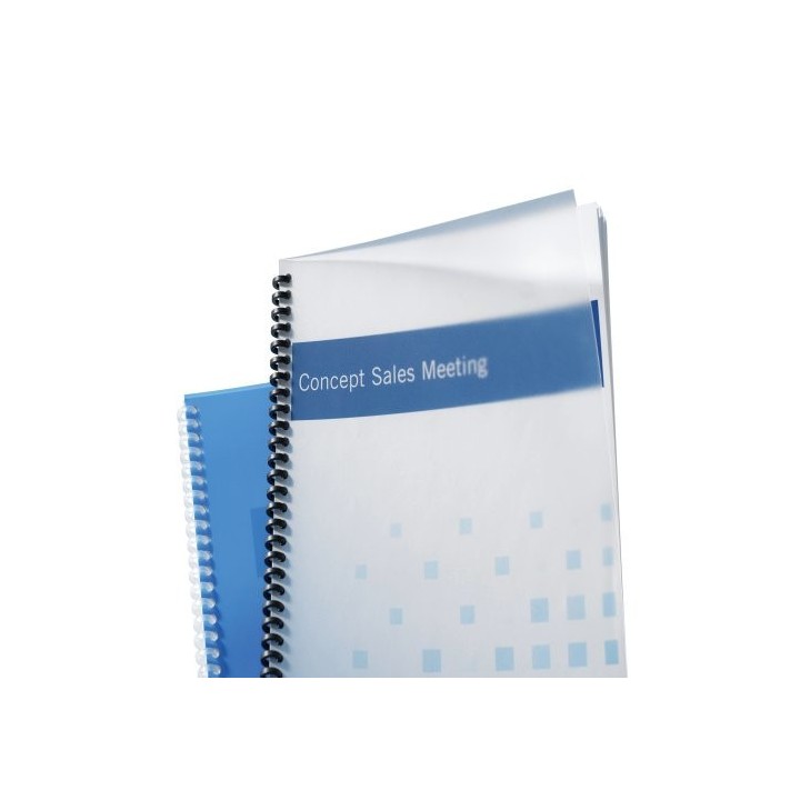 gbc caja de 100 cubiertas polipropileno formato a4 de 500 micras color negro gbc esp425504