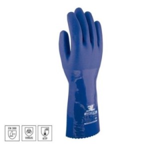 guantes seg. quimico 3l super oil 35 t.9