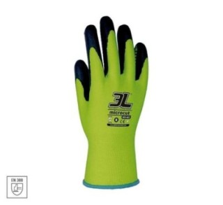 guantes seg. mecanico 3l microcut wx 667 t.6 pack  12 unidades