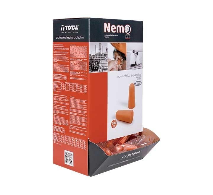 caja disp. 200 tapones espuma 3l nemo or