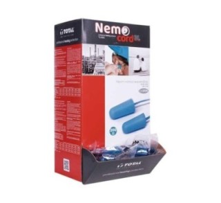 caja 200 tapones espuma 3l nemo c/cord bl