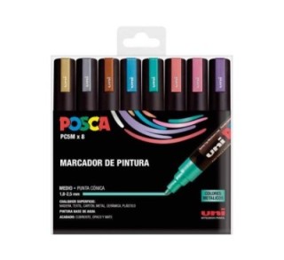 est. 8 marca. uniball posca metal pc5m/8c stdo