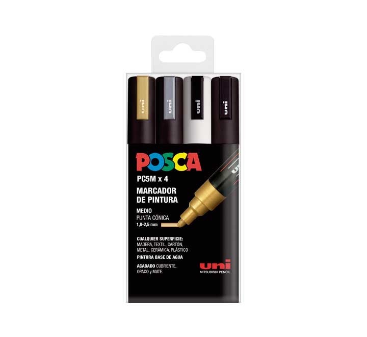 est. 4 marca. uniball posca gswb pc5m/4c stdo